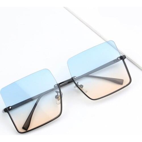 NONOR zonnebril dames Brand Design Women Sunglasses Fashion Sun Glasses Oversized Square Sunglasses for Women