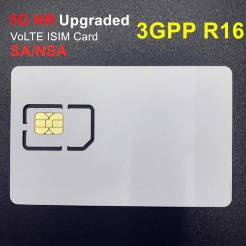 OYEITIMES Programable Blank 5G NR ISIM Card Mini Nano Micro Writable 5G ISIM Card for 5G SA 3GPP R16 5G Environment Operators