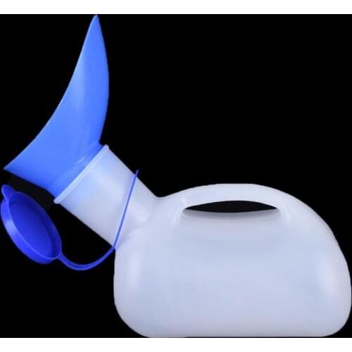 Portable 1000ML Plastic Mobile Urinal Toilet Aid Bottle Outdoor Camping Car Journey Travel Kit Male for Women Men Urine Bottle