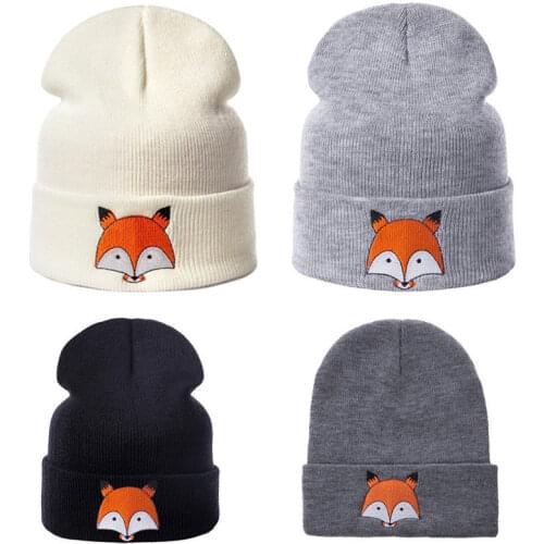 2018 Newly Warm Winter Pretty Lovely Infant Baby Girls Boys Hats Print Solid Knit Cotton Warm Hats Caps 4 Colors