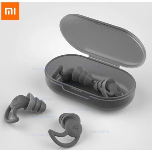 Xiaomi Sanbang noise reduction mute earplugs Three-layer sound insulation belt comfortable to wear repeated washing