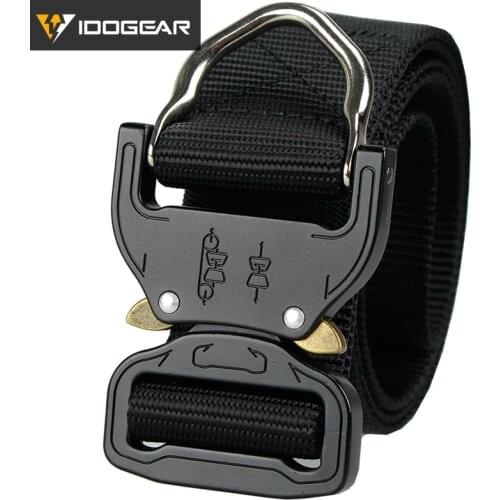 IDOGEAR Riggers Belt Quick Release 1.5 Inch Tactical D Ring Airsoft Tactical Combat Gear IG-BT3405