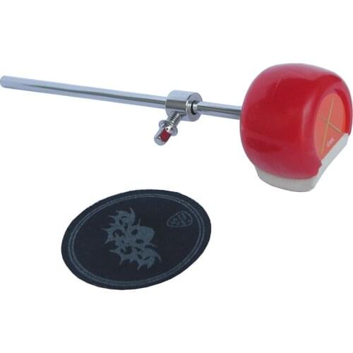 MoonEmbassy Bass Drum Beater with Drumheads Kick Pad Percussion Accessories