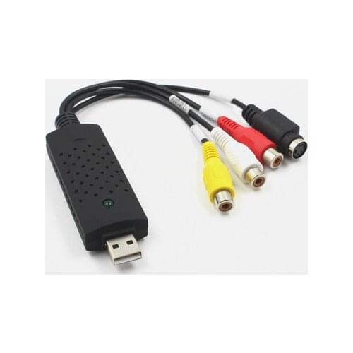 Hot Sale USB 2.0 E7WIN Video TV DVD VHS DVR Capture Adapter Usb Video Capture Vedio Capture Device