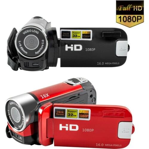 16X Video Camera Camcorder Vlogging Camera Full HD 1080P Digital Camera 2 Colors Support Webcam Function Pause Function New