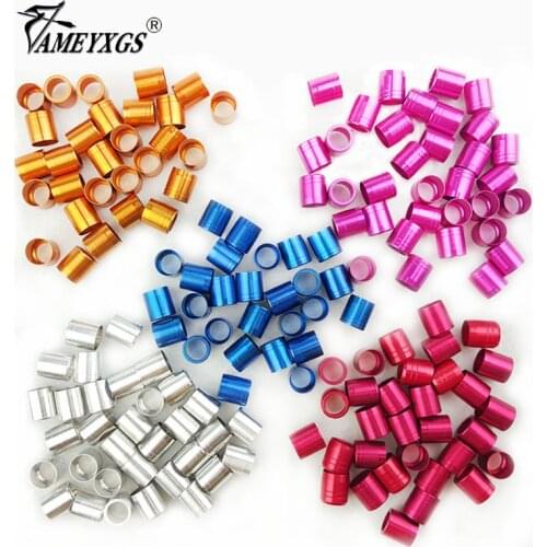 100pcs/lot Archery Explosion-proof Ring Fit OD 6.2mm Arrow Shaft Prevent Damage For Carbon Arrow Shaft Hunting Accessories
