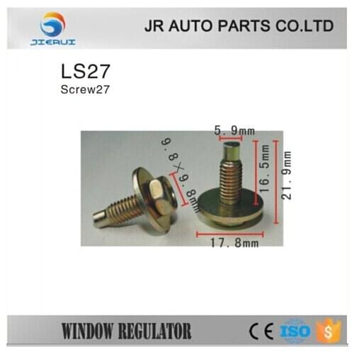 10x General screws, metal clips, water pipes