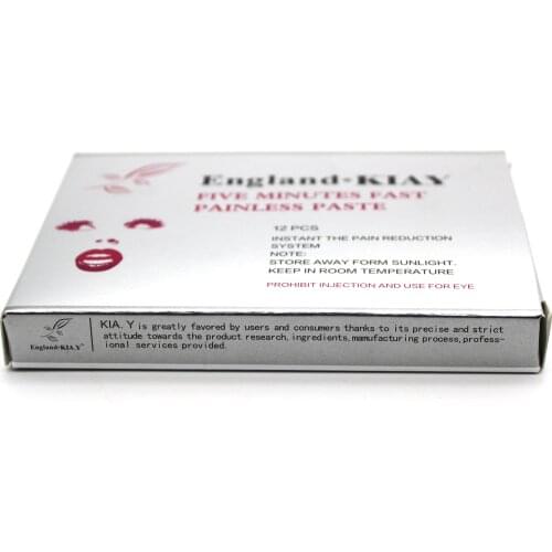 12 Pcs Per Box England KLAY Lip Patch Five Minutes Fast paste For Permanent Makeup Microblading Lip Tattoo Supplies
