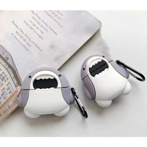 Hot Sale 3D Cartoon Earphone Case for AirPods1 Case Silicone Cartoon Cow Headphones Cover Case for Air Pods 2