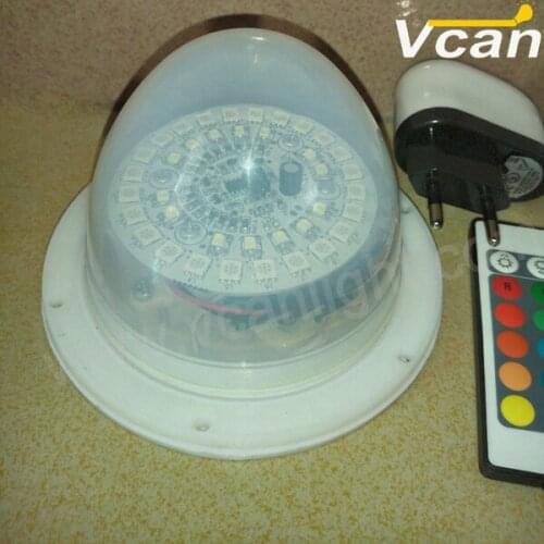 6PCS DHL Free Shipping 100% waterproof IP68 colourful outdoor rechargeable led light