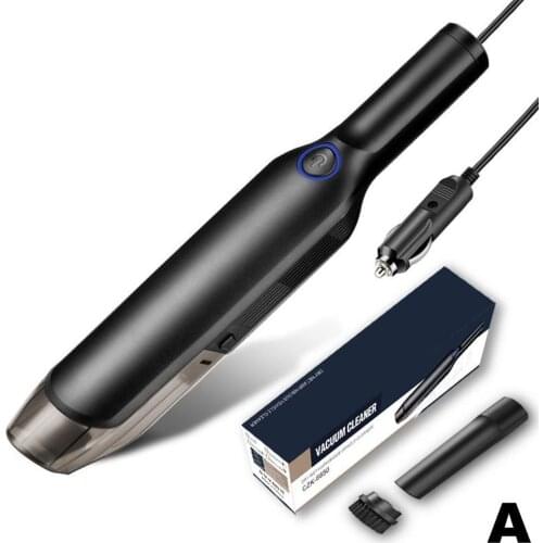 Portable Powerful Car Vacuum Cleaner Wet&Dry Handheld Strong Suction Car Vacuum Cyclone Suction Rechargeable Car Vacuum Cleaner