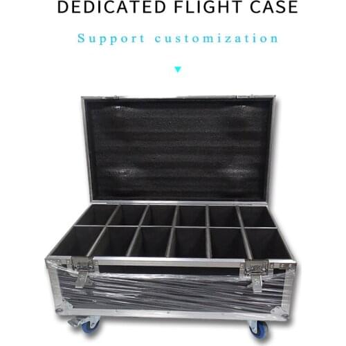 Flight case for 12pcs LED Par Light 7X9W 7x10w 12x12w 18X3W 36X3W 7X12W flat par only empty case
