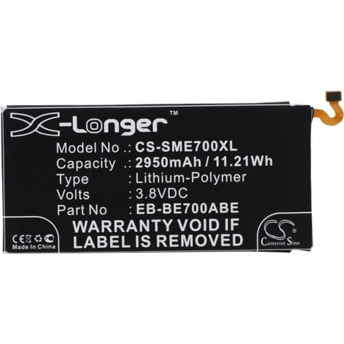 CS 2950mAh/11.21Wh battery for Samsung Galaxy E7,Galaxy E7 Duo,Galaxy E7 Duos 4G,SM-E7000,SM-E7009,SM-E700D