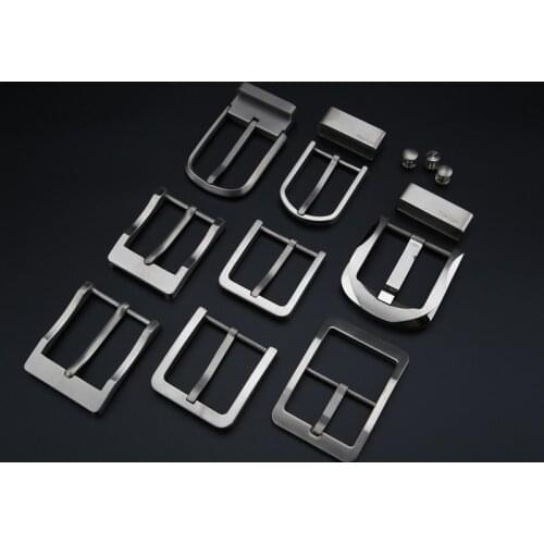 Deepeel 1pc 37-40mm Pure Titanium Alloy Belt Buckle Anti-allergy Pin Buckles Head DIY Jeans Leather Craft Accessories YK041