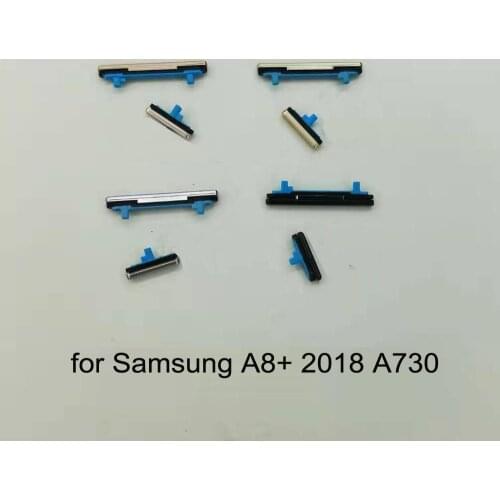 For Samsung Galaxy A8 Plus 2018 A730 A730F A730N A730W Original Phone Housing Frame New Side Key On Off Power Volume Button
