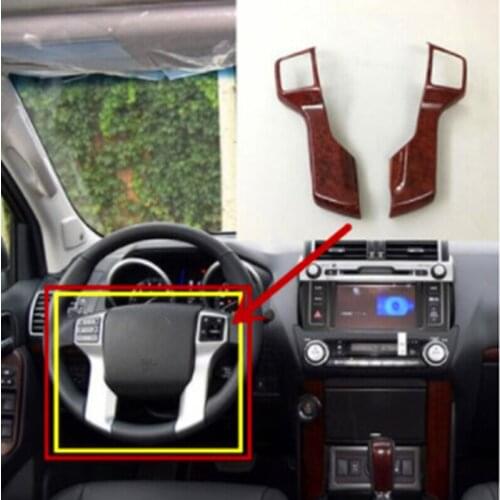 For Toyota Tacoma 2011 2012 2013 2014 ABS Chrome Car Steering wheel Button frame Cover Protector Accessories car styling