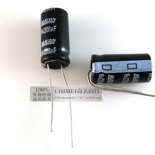 Electrolytic Capacitor 16V 2200UF 10 * 25MM Volume 10X25 mm Accessories