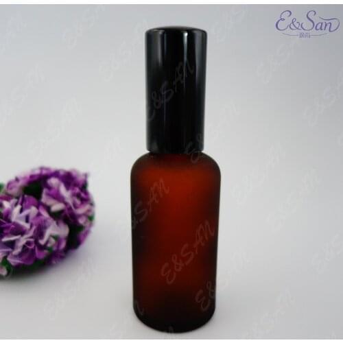 100PCS/LOT VP08M-50ML Frosting Round Perfume Bottle Essential Oil Glass Empty Spray Bottle