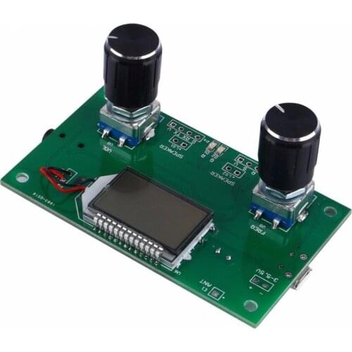 Upgraded DSP PLL Digital LCD Stereo FM Radio Receiver Module 87-108MHz With Serial Control Frequency Range 50Hz-18KHz Modulation