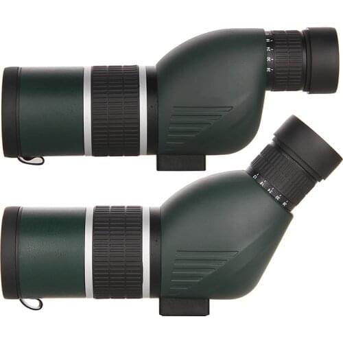 12-36x50 Scope Right Angle Monocular Telescope Connected With Portable Tripod For Outdoor Camping Bird Watching Telescope
