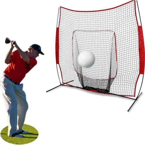 Golf Training Net Swing Nylon Net Golf Practice Hitting Swing Nylon Net For Indoor Outdoor Detachable Golf Cage Training