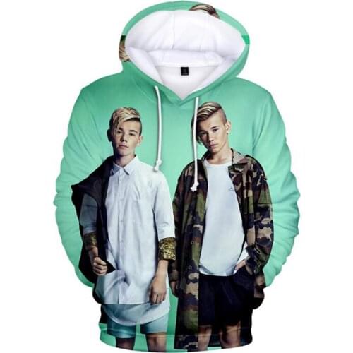 The New Popular Marcus And Martinus 3D Hoodies Women/Men Sweatshirts Long Sleeve Harajuku Clothes Boys/girls/Childr Kids Clothes
