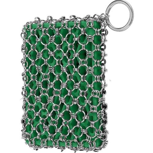 New Clean Frying Pan Cleaner-Upgraded Chain Nail Scrub Care, Suitable for Habit Pot