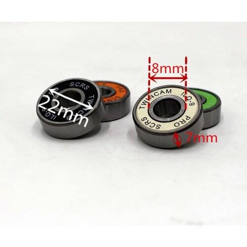 50PCS TWINCAM ILQ-9 PRO SCRS Bearings 8 * 22 * 7 mm Suit For Inline Roller Skates Longboard Scooters Wheel Part