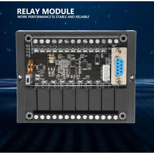 Programmable Logic Controller PLC Industrial Control Board DC10-28V FX1N-20MR Relay Delay Module With Shell For Stepper Motor