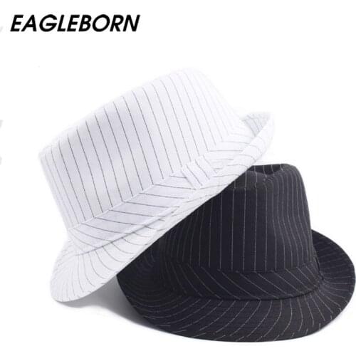 Brand EAGLEBORN England Retro Men Couple Women Fedoras Top Jazz Hat Spring Summer Autumn Bowler Hats Cap Classic Version 56-58cm