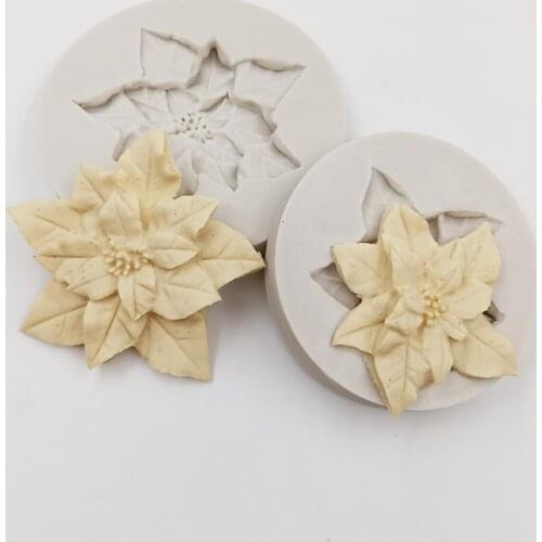 Minsunbak Flower Silicone Fondant Mold Wedding Cake Decoration Tools Chocolate Gumpaste Mold Sugar Craft Tool
