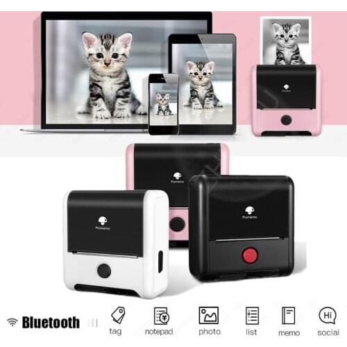 Phomemo M200 Thermal Label Printer Photo Maker 203dpi for Labelin, Barcode, Jewelry 2200mAh Price Tag Printer Maker Machine