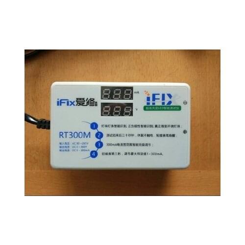 RT300 RT300M new architecture LED Lamp LCD TV Backlight Tester polarity automatic identification 90W 0-300V 1-300MA