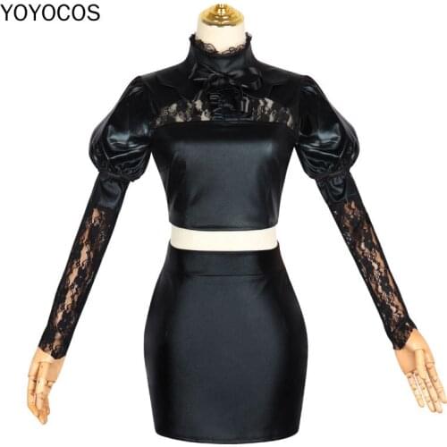 YOYOCOS KDA Ahri Cosplay Costume LOL Cosplay Halloween Anime Cosplay Costumes lace wrapped skirt Ahri KDA