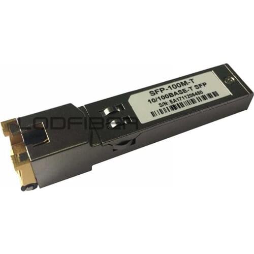 LODFIBER EX-SFP-1FE-T Compatible 100BASE-T SFP Copper RJ-45 100m Transceiver