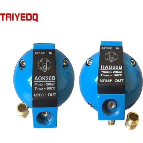1PCS Filter Air Compressor Ball Automatic Drain Valve Direct Supply AOK20B/HAD20B G1/2' Spherical Drain