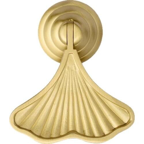 1 Piece High-grade Brass Handles Furniture Cabint Pulls Gold Leaf Luxury Wardrobe Dresser Cupboard Cabinet Drawer Pulls Knobs