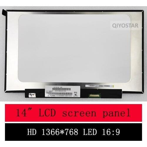 14" Slim LED matrix B140XTN07.2 N140BGA-EA4/EB4 NT140WHM-N44/N34 laptop lcd screen panel Display 1366*768 HD 30 PINS EDP