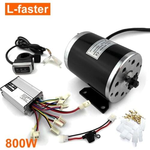 36V48V 800W Electric Brush DC Motor Kit Electric Scooter E300 Conversion Kit Electric Motorcycle MX650 Replacement Engine Update