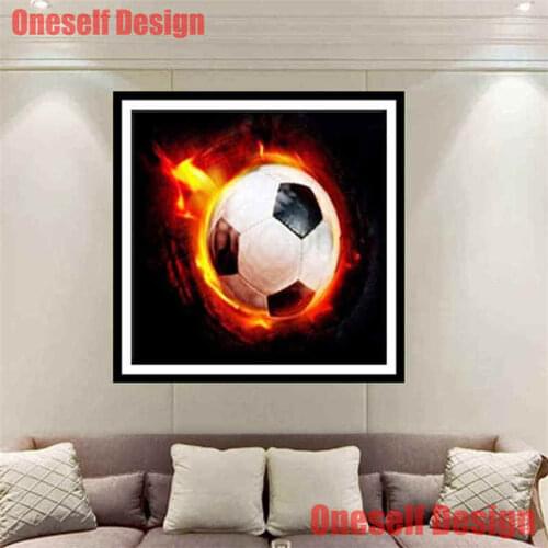 5d diamond painting full football 5d diamond embroidery full set rhinestone pictures christmas decortion for home wall sticker