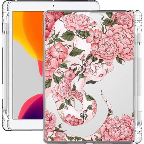 Snake Art For ipad 7th generation Case 6th Air 4 With Pencil Holder 12 9 ipad Pro 11 2020 Mini 2 3 4 5 Soft Cover Air 2 3 9.7