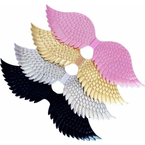 Fashion Children Girls Color Angel Wings Elves Birthday Party Dance Cosplay Performance Dress Up Props Halloween Decorations