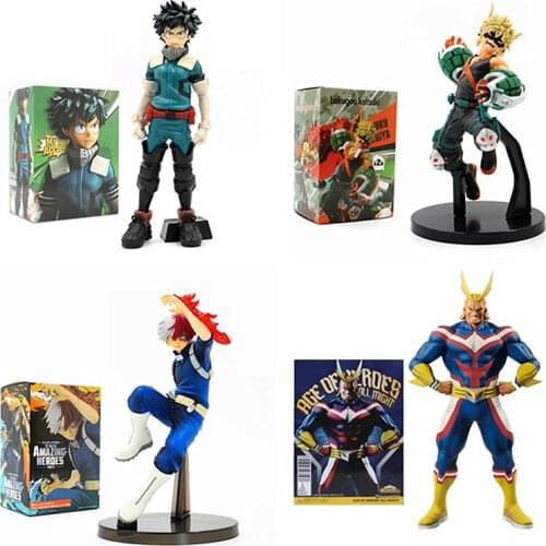 My Hero Academia Action Figure All Might Deku Figure Todoroki Shoto bakugou boku no hero academia Figurine Collection Model Toy