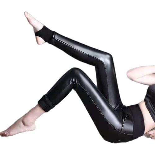 Женские кожаные легинсы KarolyiDora China At AliExpress