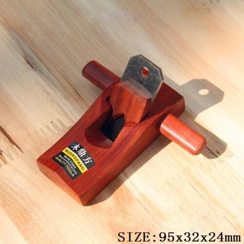 Woodworking Mini Planer Carpenter Model Making 0.95CM Light Wood Planks Sharpening Planing Manual Trimming Tool Planers Handle