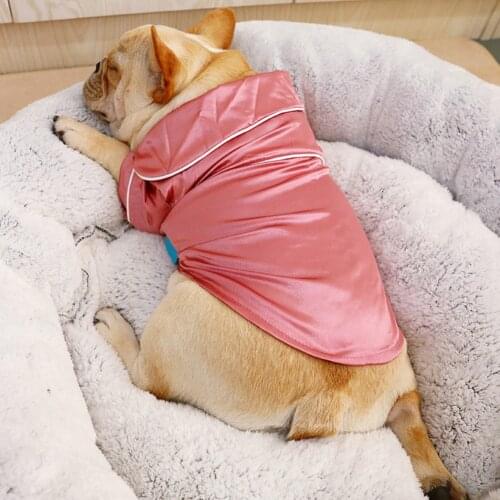 Soft Silk Pajamas Pet Dog Coat Cat Clothing For Small Dogs French Bulldog Chihuahua Puppy Fashion Luxury Pajamas Pet Clothes