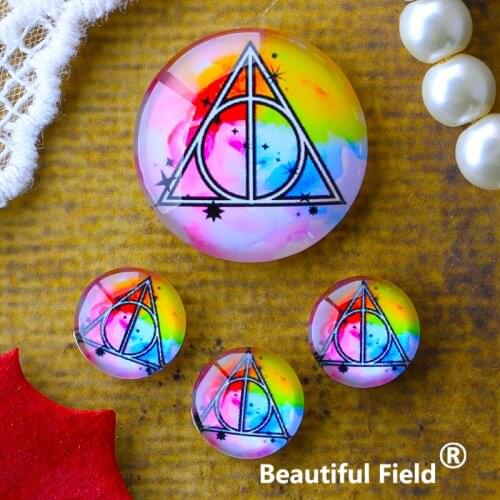 12mm 25mm 14mm 16mm 18mm 20mm Photo Glass Cabochons Round Cameo Set Handmade Settings Stone Magic AR1134