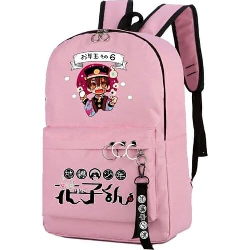 New Toilet-bound Jibaku Shounen Hanako-kun Backpack laptop bag Men Travel bags Oxford Backpack schoolbag Anime backpack