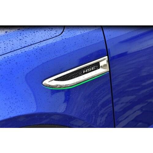 Fit for Jaguare e e-pace modification side leaf panel decoration paste side air outlet protection sticker Sequin modification