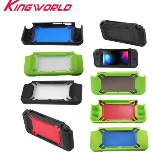 10pcs rubber protection hard case rubber detachable grip hard shell for S-witch host Cover Anti-Scratch Console protective skin